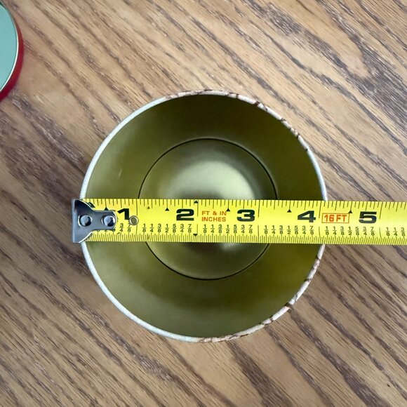 Set of 3 Vintage Metal Christmas Canisters Food Safe Holiday Storage Tins - Picture 13 of 13